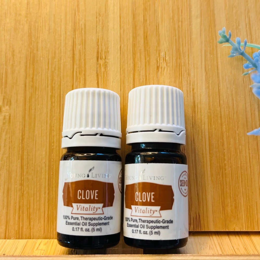*TWO* Young Living Clove Dietary Essential Oil 5ml each, NEW